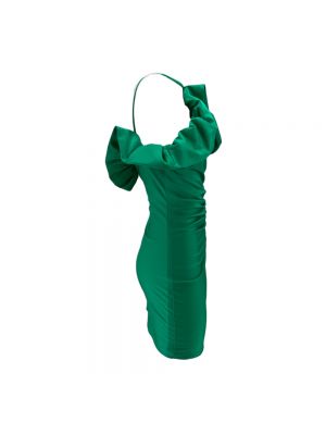 Sukienka mini z falbankami Parosh zielona