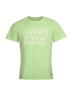 Kokvilnas polo krekls Alpine Pro zaļš