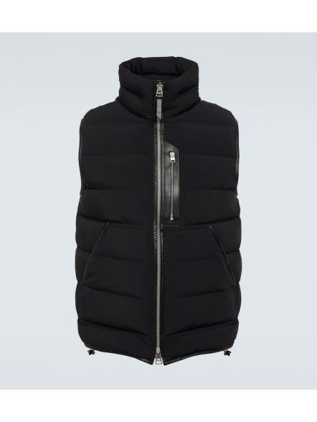 Ned læder vest Tom Ford sort