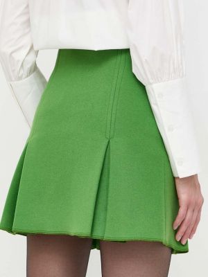 Vlněné mini sukně Beatrice B zelené