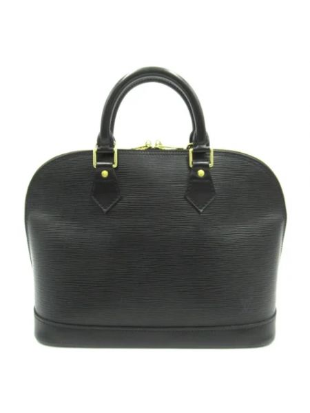 Torba skórzana retro Louis Vuitton Vintage czarna