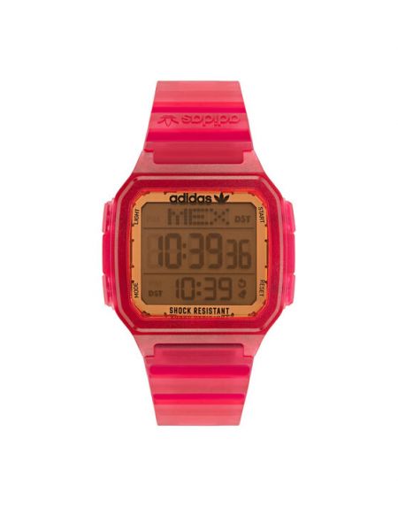 Digitální hodinky v městském stylu Adidas růžové