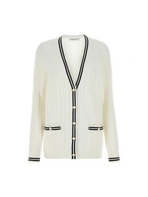Sweter bawełniany Alessandra Rich biały