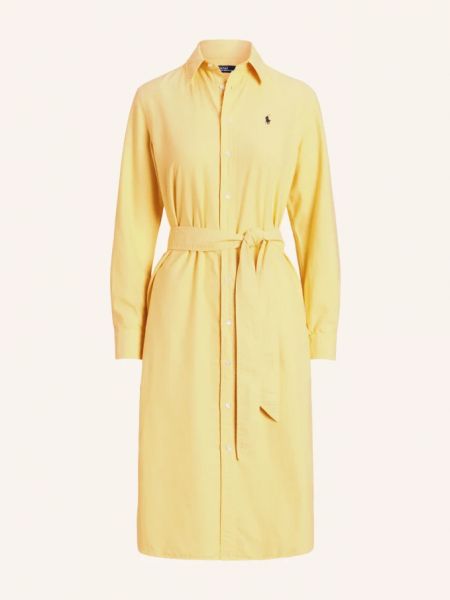 Рубашка-платье Polo Ralph Lauren желтый