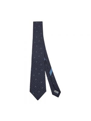 Krawat w gwiazdy Salvatore Ferragamo niebieski