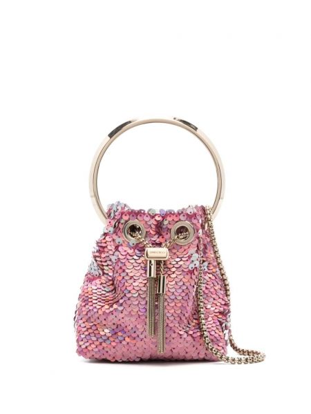 Mini mini çanta Jimmy Choo pembe