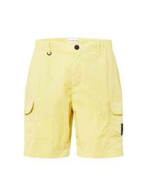 Cargo nadrág Calvin Klein Jeans sárga