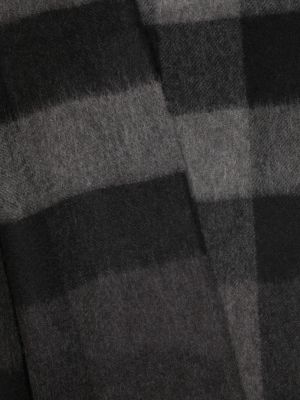 Kostkovaný kašmírový šál Burberry šedý