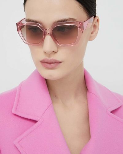 Слънчеви очила Armani Exchange розово