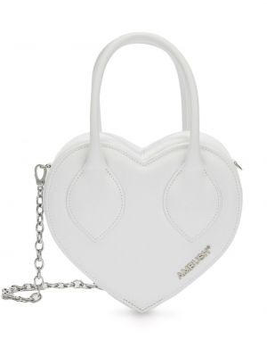 Δερμάτινη τσάντα ώμου με μοτίβο καρδιά Ambush