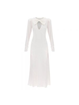 Sukienka długa Alessandra Rich biała