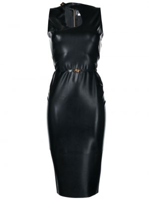 Коктейлна рокля Versace черно