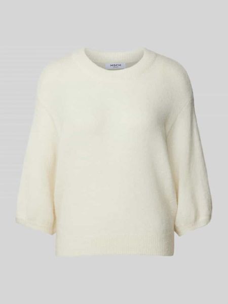 Dzianinowy sweter Msch Copenhagen biały