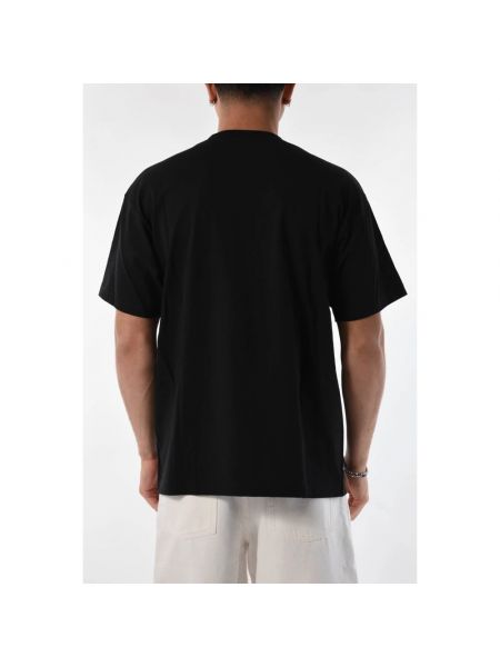Camiseta de algodón con estampado Huf negro