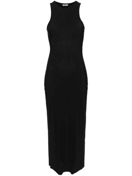 Αμάνικη ίσιο φόρεμα Amazuìn μαύρο