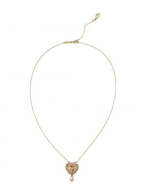Pendentif avec perles Dolce & Gabbana jaune