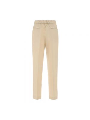 Pantalones de lana Agnona beige