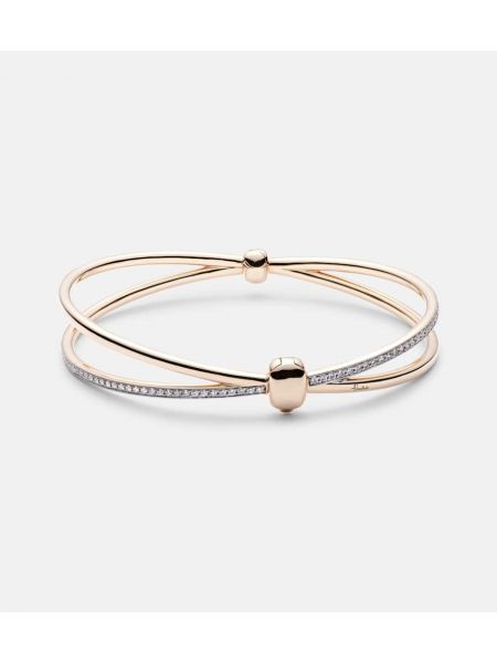 Rosa guld manchet armbånd Pomellato