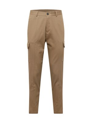 „cargo“ stiliaus kelnės Burton Menswear London ruda