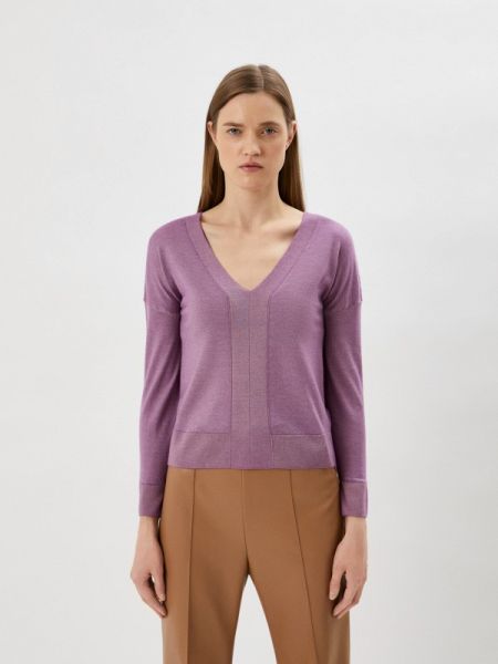 Пуловер Falconeri фиолетовый