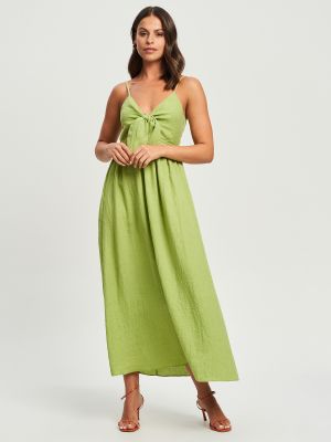 Košeľové šaty Sável zelená