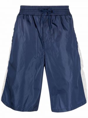 Trykt shorts Gucci blå