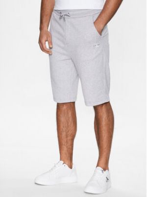 Shorts de sport Calvin Klein Jeans gris