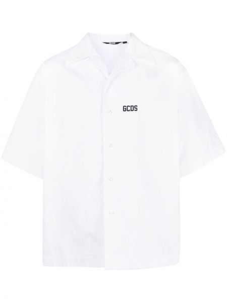 Raštuota marškiniai Gcds balta