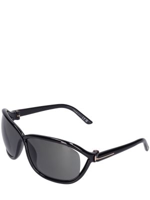 Oversize слънчеви очила Tom Ford черно