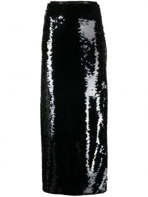Flitrovaná sukňa Federica Tosi čierna