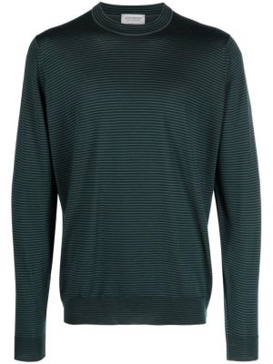 Džemperis merino John Smedley zaļš