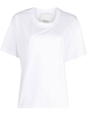 Koszulka bawełniane z krótkim rękawem 3.1 Phillip Lim - biały