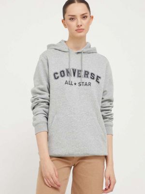 Bluză cu glugă Converse gri