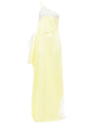 Асиметрична коктейлна рокля жълто Jw Anderson