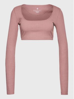 Розовая блузка слим Adidas Performance