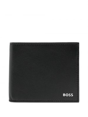 Kožni novčanik Boss crna