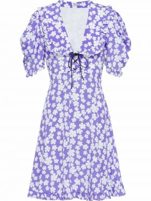 Trykt floral dress Miu Miu lilla