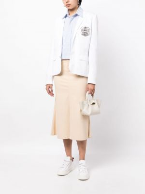 Bavlněné midi sukně s nízkým pasem Ralph Lauren Collection