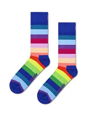 Dzianinowe skarpety w paski Happy Socks