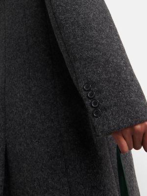 Cappotto di lana Khaite grigio