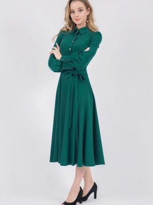 Платье-рубашка Marichuell зеленое