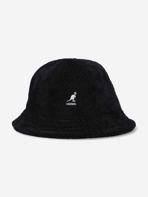 Велюровая шляпа Kangol черная