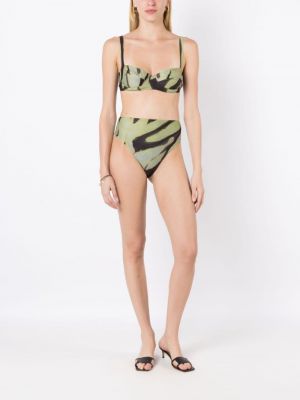 Bikini z nadrukiem w abstrakcyjne wzory Lenny Niemeyer zielony
