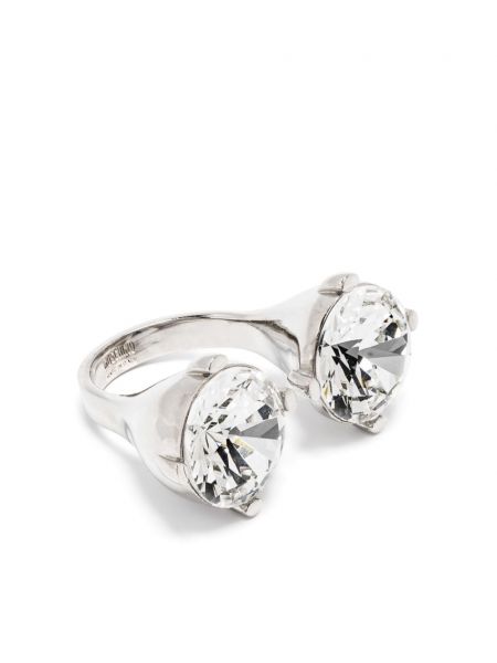 Prsten s kristalima Moschino srebrena