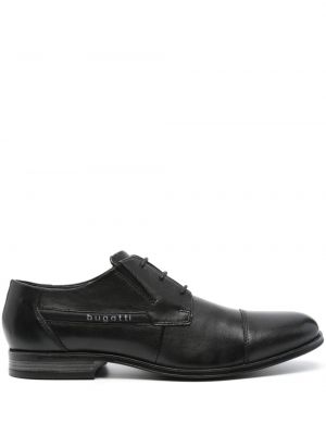 Pantofi derby din piele Bugatti negru