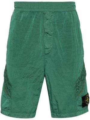 Shorts cargo avec poches Stone Island vert
