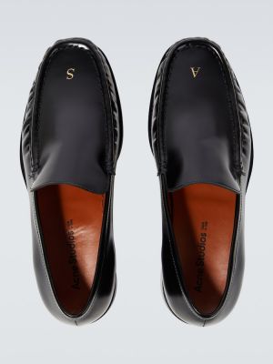 Pantofi loafer din piele Acne Studios negru