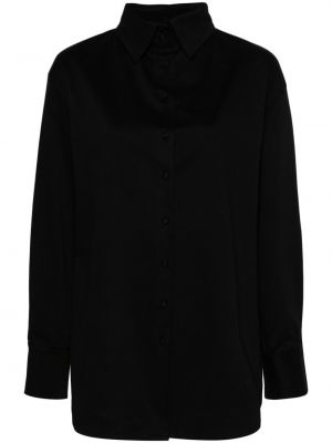 Bombažna obleka Atu Body Couture črna