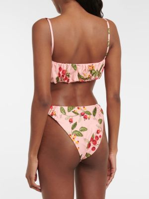 Bikini s printom Agua By Agua Bendita ružičasta