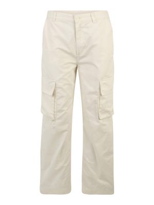 Карго панталони Monki бяло